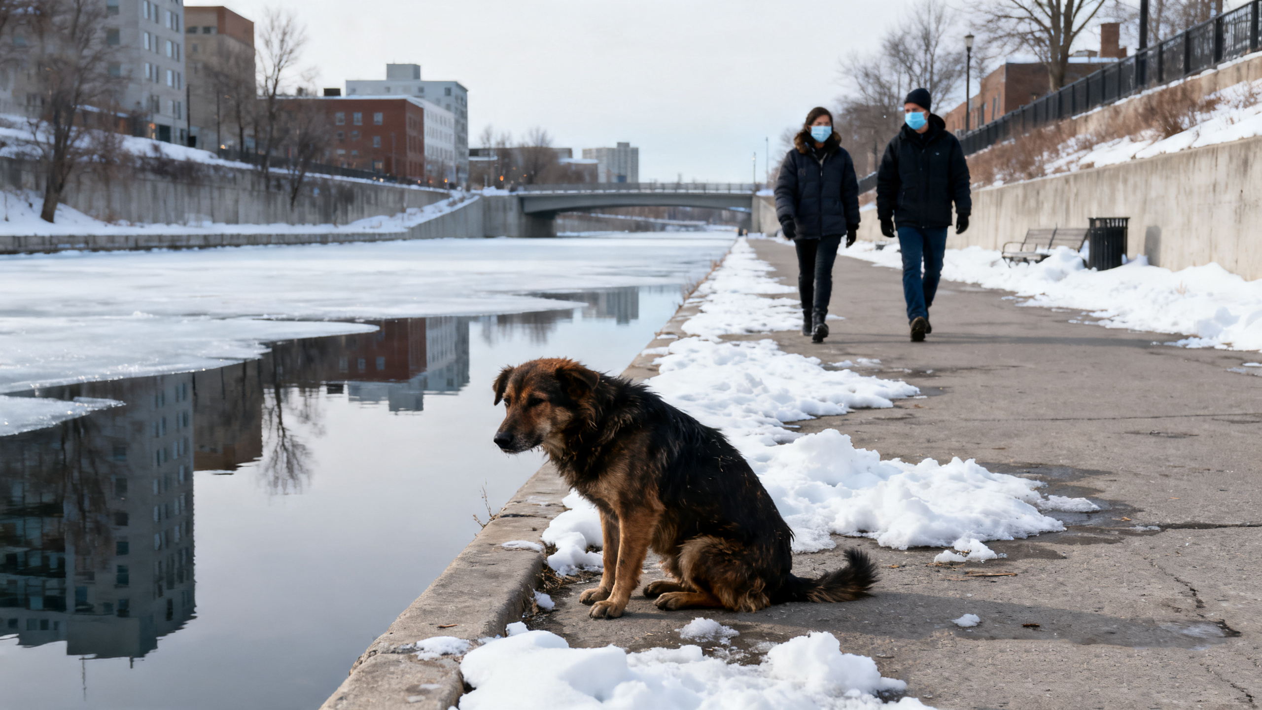 Divoc: la historia del perro encontrado durante el confinamiento en Canadá