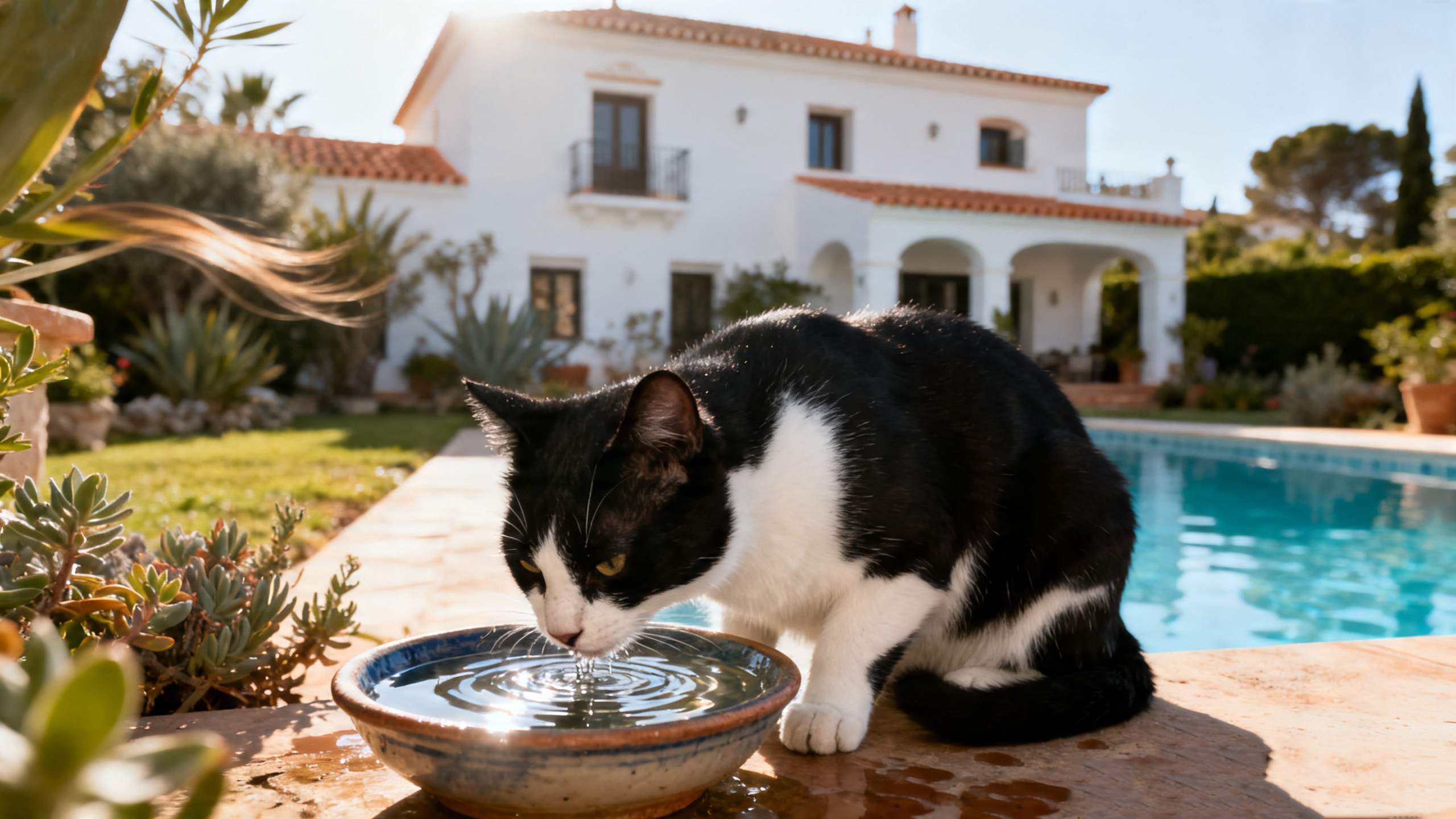 🐱💧 Cómo hacer que tu gato beba más agua en verano: guía completa para evitar la deshidratación