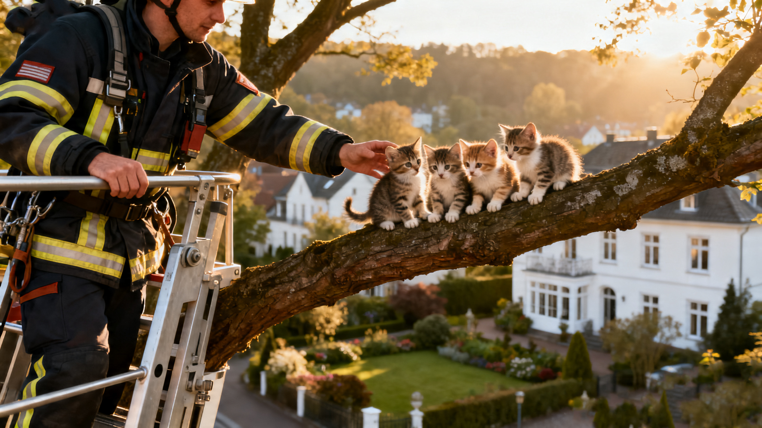 Los gatitos del jardín secreto: la historia entre las villas de Blankenese
